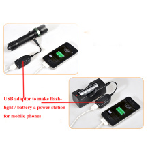 USB-адаптер для перенаправления фонарика на электростанцию